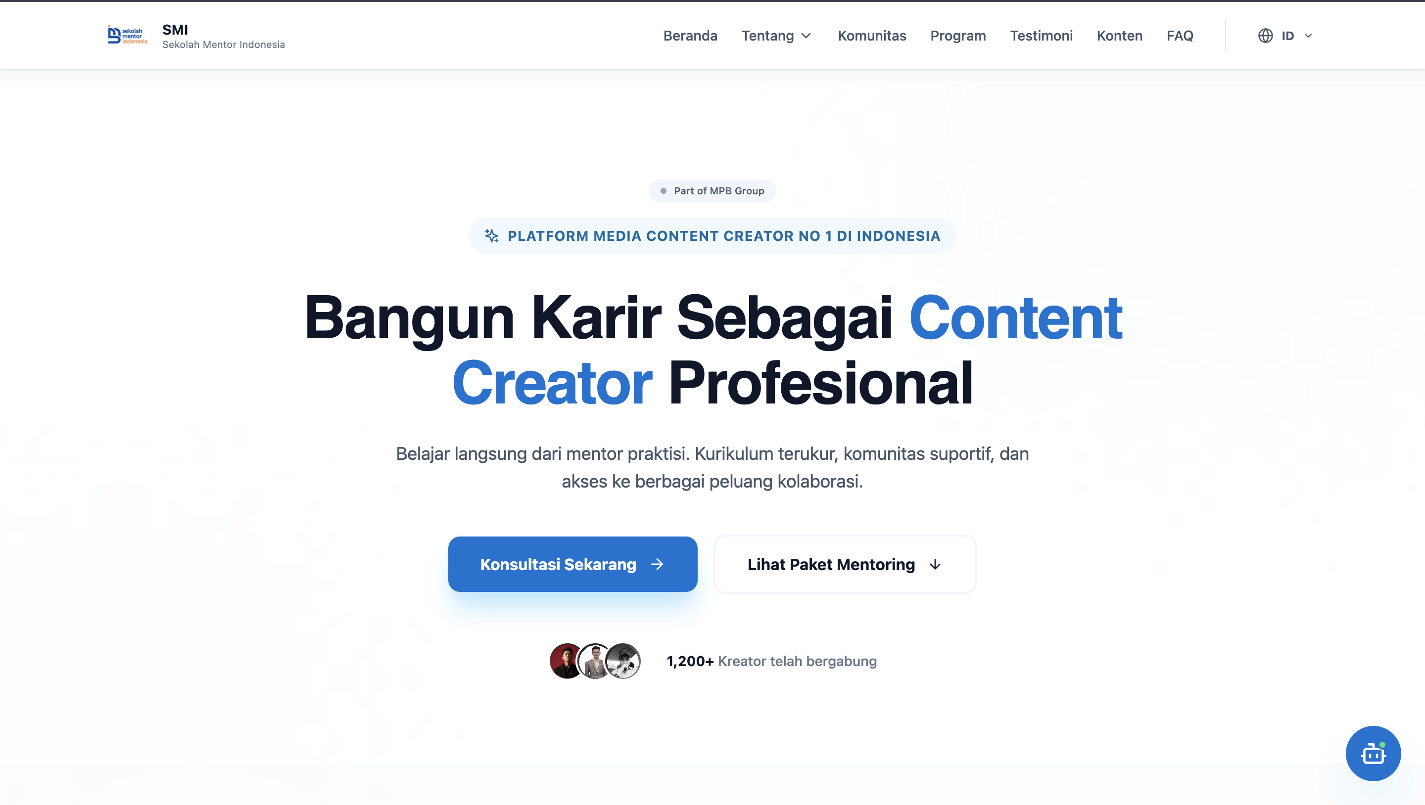 Platform Website Sekolah Mentor Indonesia - Jasa Pembuatan Website E-Learning